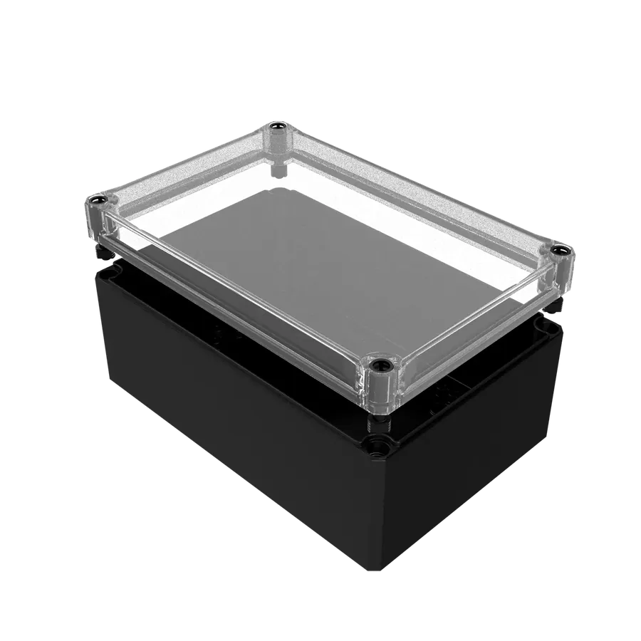 MBI-L-PC BK 302013 OK 工业机箱（黑色 · 开孔） 产品图