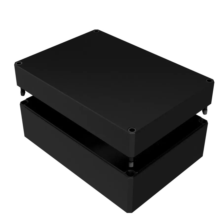 MBI-PC BK 251811 O 工业机箱（黑色 · 开孔） 产品图