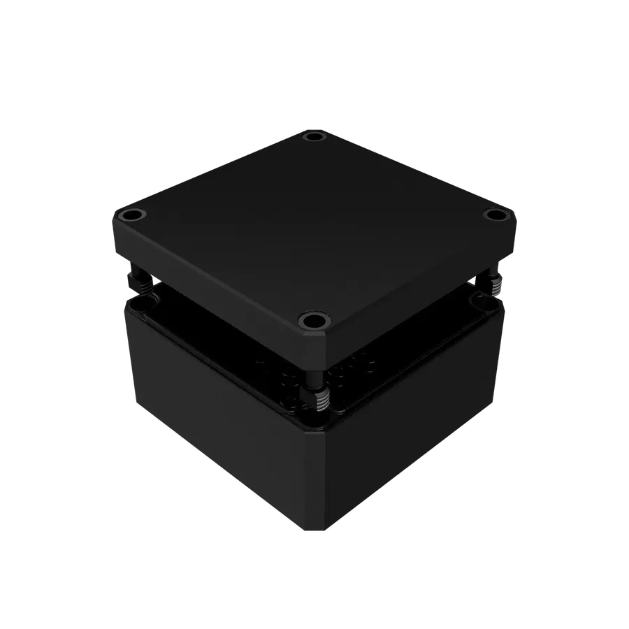 MBI-PC BK 111107 O 工业机箱（黑色 · 开孔） 产品图