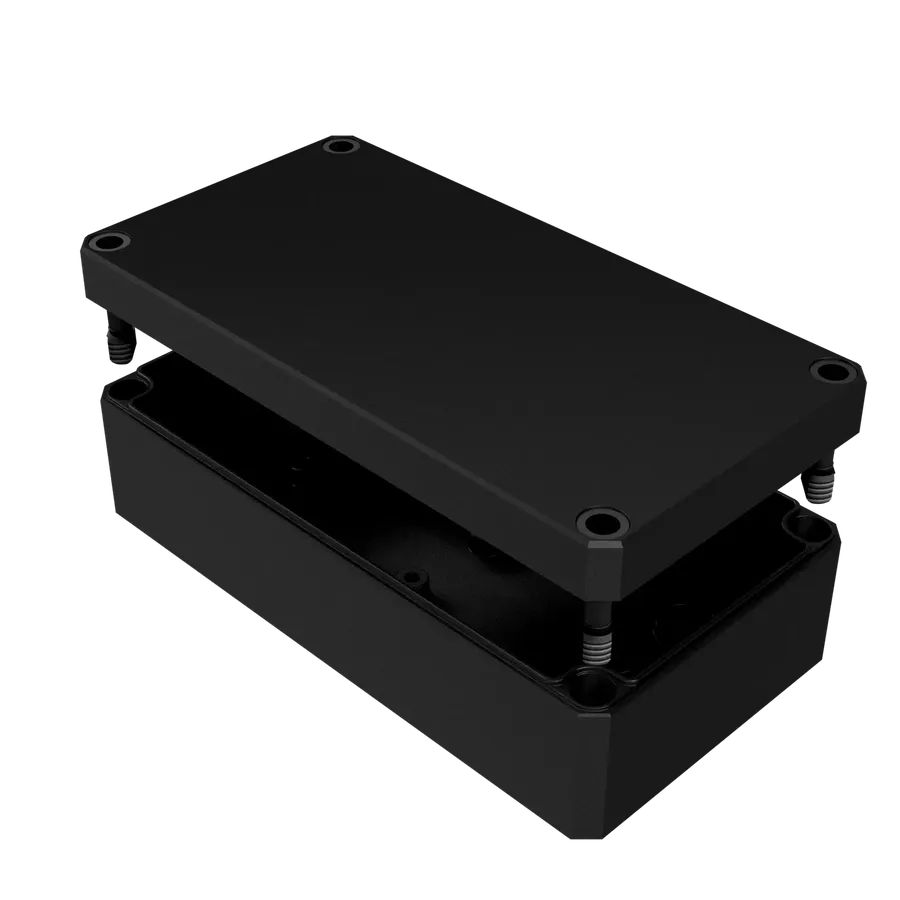 MBI-PC BK 180906 O 工业机箱（黑色 · 开孔） 产品图