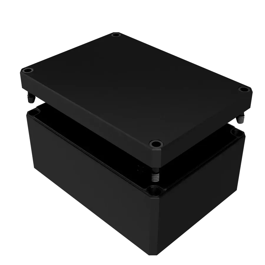 MBI-PC BK 181309 O 工业机箱（黑色 · 开孔） 产品图