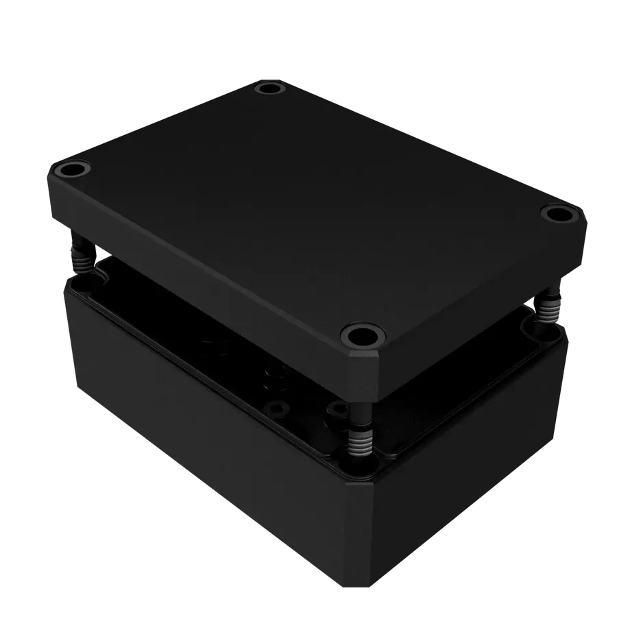MBI-PC BK 130906 O 工业机箱（黑色 · 开孔） 产品图